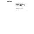 SONY ES7-KIT1 Manual de Servicio