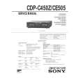 SONY CDP-CE505 Manual de Servicio