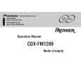 PIONEER CDX-FM1289/XN/UC Manual de Usuario