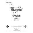 WHIRLPOOL CGP2761KQ0 Catálogo de piezas