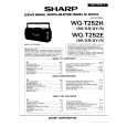 SHARP WQT252HBK Manual de Servicio
