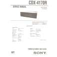 SONY CDX4170R Manual de Servicio