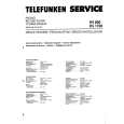 TELEFUNKEN HS1700 Manual de Servicio