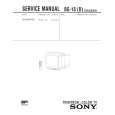 SONY KVB14PD1 Manual de Servicio