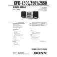 SONY CFDZ501 Manual de Servicio