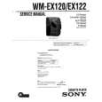 SONY WM-EX120 Manual de Servicio