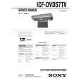 SONY ICFDVD57TV Manual de Servicio