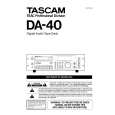 TEAC DA-40 Manual de Usuario