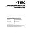 HITACHI HT550 Manual de Usuario