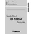 PIONEER GEX-P700DAB/ES Manual de Usuario