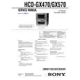 SONY HCD-GX570 Manual de Servicio