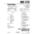 SONY MHC-3750 Manual de Servicio