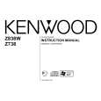 KENWOOD Z738 Manual de Usuario