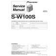 PIONEER S-W100S/SDXMA1/E Manual de Servicio