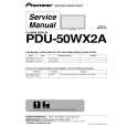 PIONEER PDU-50WX2A/TUCYV Manual de Servicio