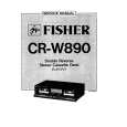 FISHER CR-W890 Manual de Servicio