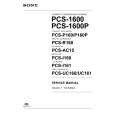 SONY PCS-UC160 Manual de Servicio
