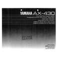 YAMAHA AX-430 Manual de Usuario
