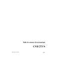 FAURE CVH 273N HIC 28D Manual de Usuario