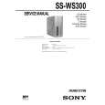 SONY SSWS300 Manual de Servicio