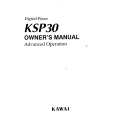 KAWAI KSP30 Manual de Usuario
