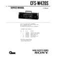 SONY CFSW420S Manual de Servicio