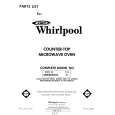 WHIRLPOOL MW8650XL0 Catálogo de piezas