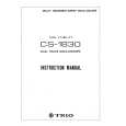 TRIO CS-1830 Manual de Servicio