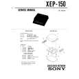 SONY XEP150 Manual de Servicio