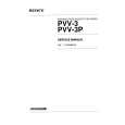SONY PVV3 VOLUME 1 Manual de Servicio