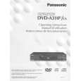 PANASONIC DVDA310 Manual de Usuario