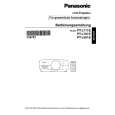 PANASONIC PTL501E Manual de Usuario