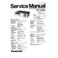 PANASONIC SV-3900 Manual de Servicio