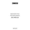 ZANUSSI ZOU885ALU Manual de Usuario