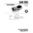 SONY SAM2000 Manual de Servicio