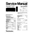 TECHNICS SA-GX910 Manual de Servicio