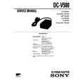 SONY DC-V500 Manual de Servicio