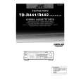 JVC TD-R441G Manual de Usuario