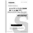 TOSHIBA RD-XS27KE Manual de Servicio