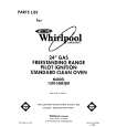 WHIRLPOOL 1SF014BEW0 Catálogo de piezas
