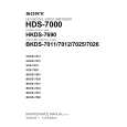 SONY HDS-7000 Manual de Servicio