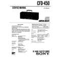 SONY CFD-450 Manual de Servicio
