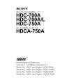 SONY HDC-700A Manual de Servicio