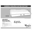 WHIRLPOOL RH8330XBS0 Manual de Instalación