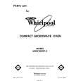 WHIRLPOOL MW3200XP0 Catálogo de piezas