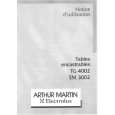 ARTHUR MARTIN ELECTROLUX TM3002T Manual de Usuario