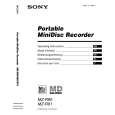 SONY MZR91 Manual de Usuario