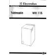 ELECTROLUX WH115 Manual de Usuario