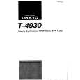 ONKYO T-4930 Manual de Usuario