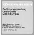 SENNHEISER HD 224 X Manual de Usuario